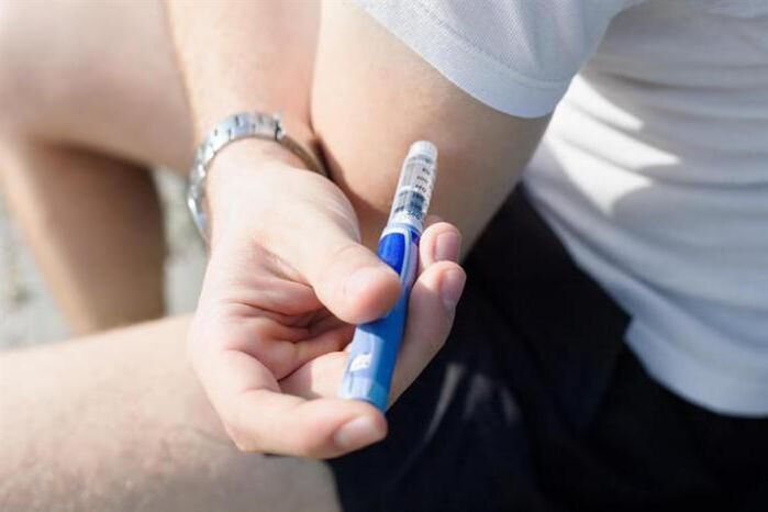 Injection de diabète involontaire